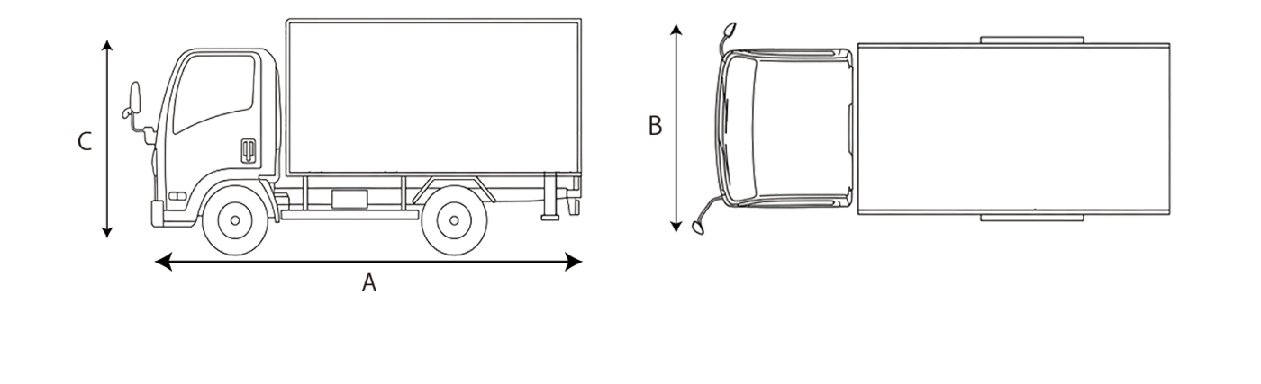 ウィンチ車_外形図 ウィンチ車_外形図